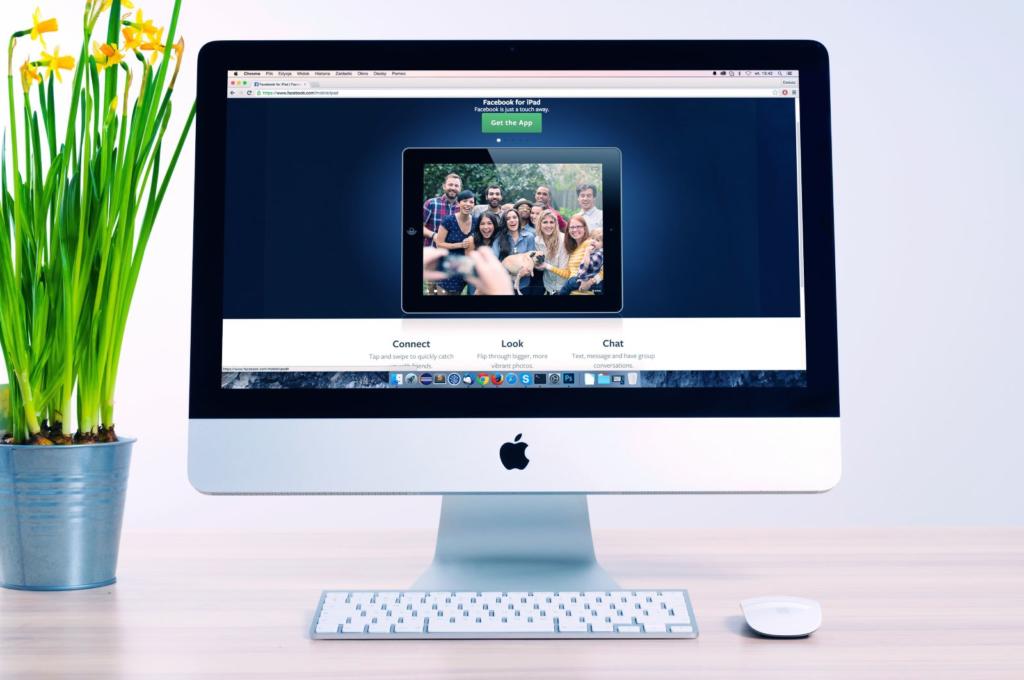 computer con design di un sito web
