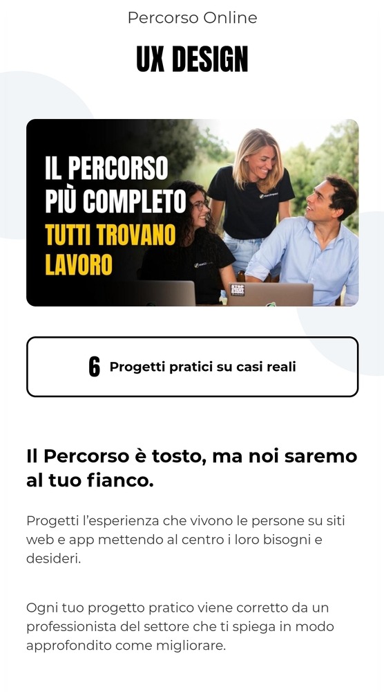 lavorare come user experience designer