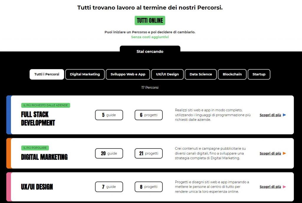 formazione gratuita online