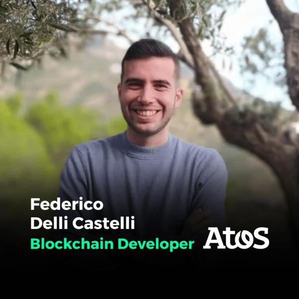 Federico Delli Castelli, Blockchain Developer in Atos