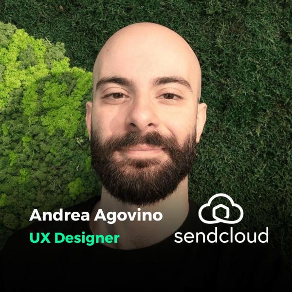 Andrea Agovino, UX Designer in Sendcloud