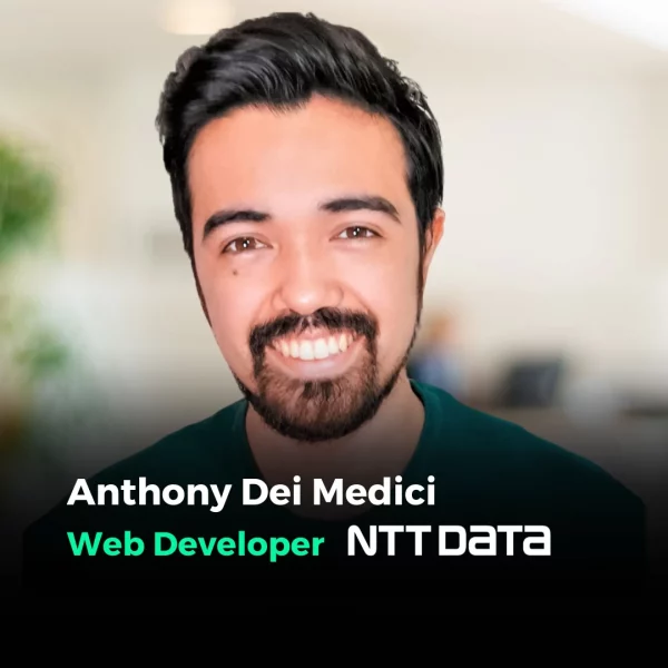 Anthony dei Medici, Web Developer in NTT DATA