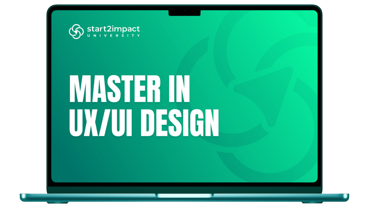 Master in UX/UI Design con Garanzia Money Back Under 30