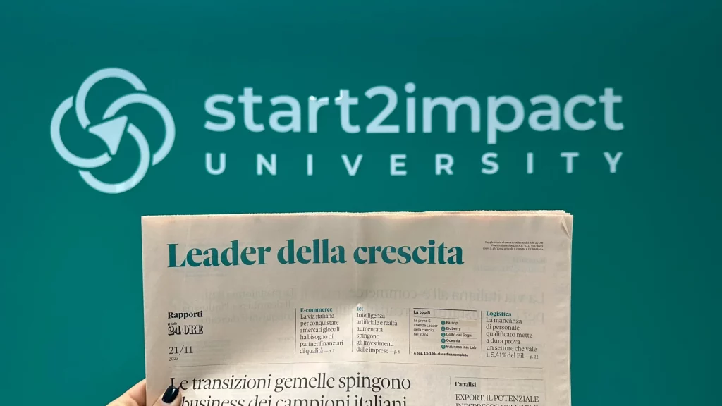 start2impact university leader della crescita 2024 secondo il sole 24 ore