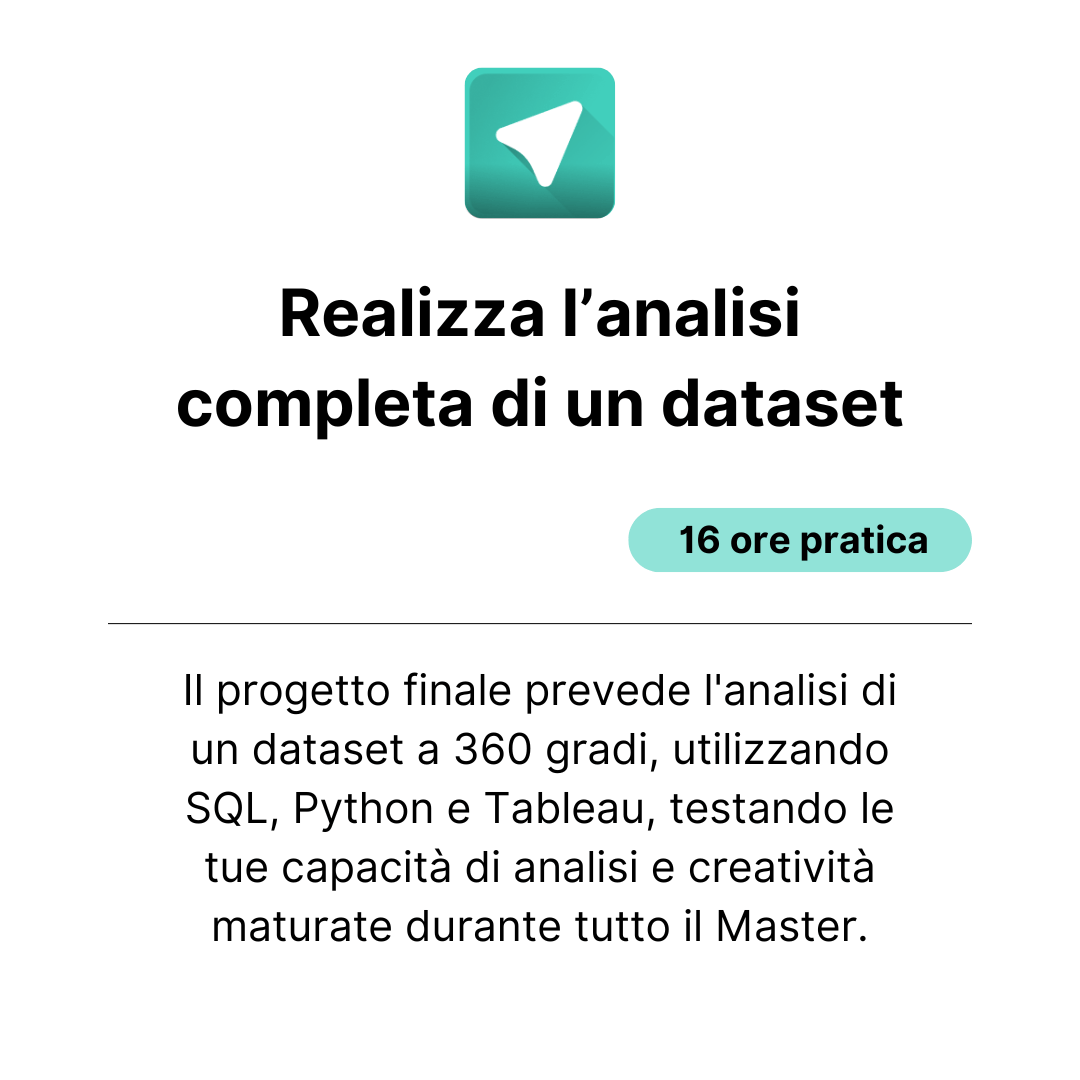 REALIZZA L'ANALISI COMPLETA DI UN DATASET