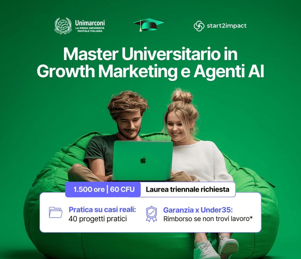 Master in Growth Marketing e Agenti AI