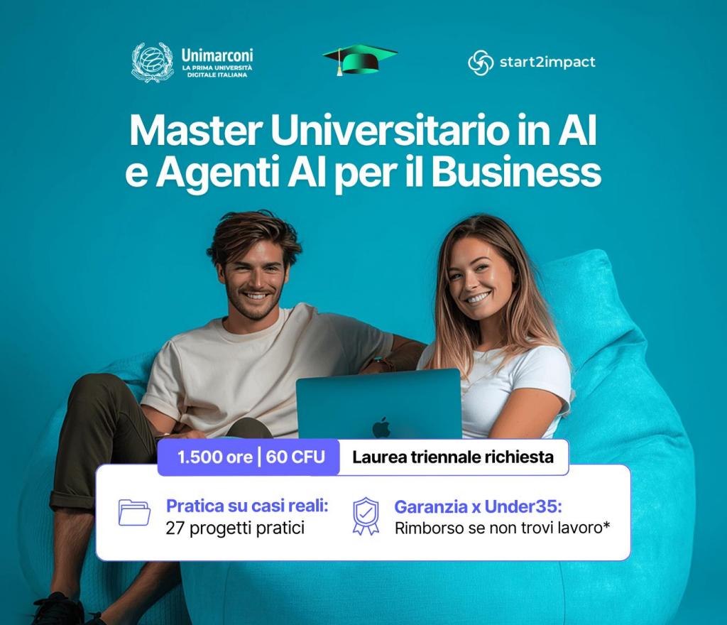 Master Universitario in AI e Agenti AI per il Business