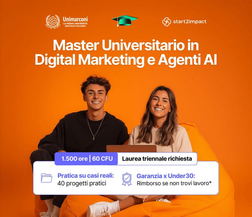 Master Universitario in Digital Marketing e Agenti AI