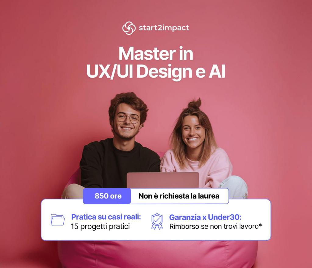 Master in UX/UI Design e AI