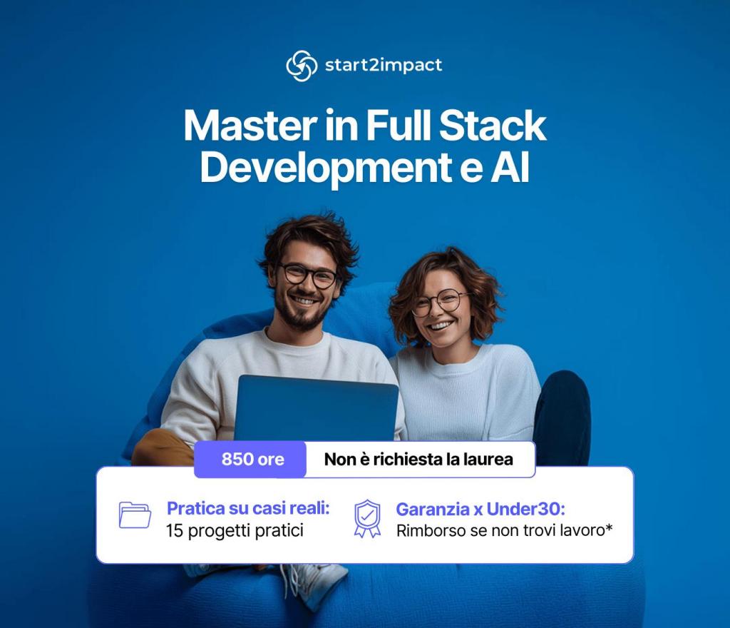 Master in Full Stack Development e AI